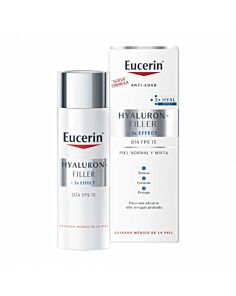 EUCERIN ANTIEDAD HYALURON FILLER CREMA DE DIA PIEL NORMAL Y MIXTA 1 ENVASE 50 ML