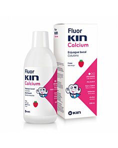 FLUOR KIN CALCIO ENJUAGUE BUCAL  1 ENVASE 500 ML SABOR FRESA