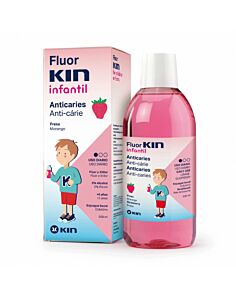 FLUOR KIN INFANTIL ENJUAGUE BUCAL  1 ENVASE 500 ML FRESA