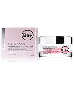 BE+ ENERGIFIQUE PRIMERAS ARRUGAS ANTIPOLUCION GEL CREMA PROTECTOR URBANO 1 ENVASE 50 ML