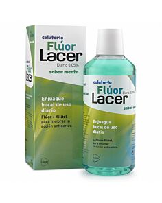 LACER COLUTORIO FLUOR DIARIO 0,05 %  1 ENVASE 500 ML SABOR MENTA