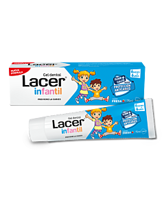 LACER INFANTIL GEL DENTAL  1 TUBO 75 ML SABOR FRESA