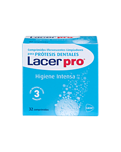 LACERPRO LIMPIEZA PROTESIS DENTAL 64 COMPRIMIDOS EFERVESCENTES