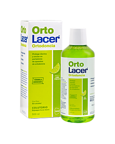 ORTOLACER ORTODONCIA COLUTORIO  1 ENVASE 500 ML SABOR LIMA FRESCA