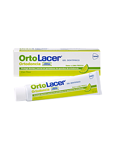 ORTOLACER ORTODONCIA GEL DENTIFRICO  1 ENVASE 75 ML SABOR LIMA FRESCA