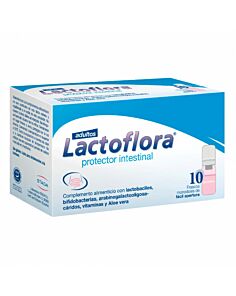 LACTOFLORA PROTECTOR INTESTINAL ADULTO  10 VIALES