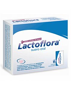 LACTOFLORA SUERO ORAL  6 SOBRES SABOR FRUTAS DEL BOSQUE