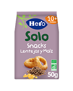 HERO SOLO SNACK DE LENTEJAS  1 ENVASE 50 G