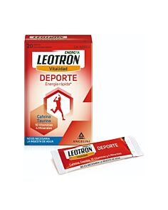 LEOTRON DEPORTE  20 SOBRES BUCODISPERSABLES 2 G