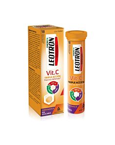 LEOTRON VITAMINA C  18 COMPRIMIDOS EFERVESCENTES