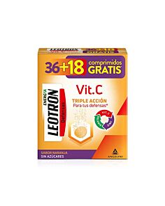 LEOTRON VIT C 36COMP + 18COMP GRATIS