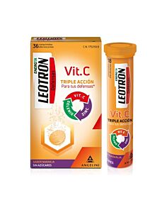 LEOTRON VITAMINA C  36 COMPRIMIDOS EFERVESCENTES