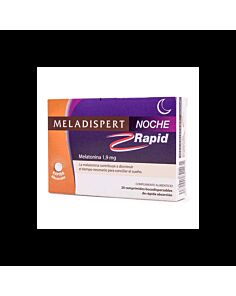 MELADISPERT NOCHE RAPID  1.90 MG 20 COMPRIMIDOS