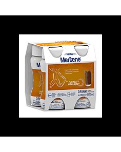 MERITENE FUERZA Y VITALIDAD DRINK  4 BOTELLAS 125 ML SABOR CHOCOLATE