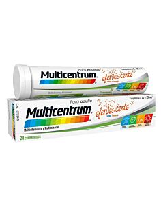 MULTICENTRUM  20 COMPRIMIDOS EFERVESCENTES