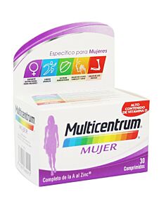 MULTICENTRUM MUJER  30 COMPRIMIDOS