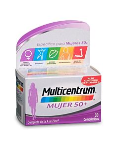 MULTICENTRUM MUJER 50+  30 COMPRIMIDOS