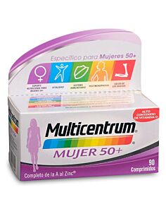 MULTICENTRUM MUJER 50+  90 COMPRIMIDOS