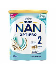 NAN OPTIPRO 2 LECHE DE CONTINUACION  1 ENVASE 800 G