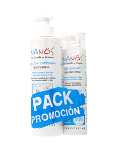 NANOS LOCION CORPORAL 500 ML + GEL CHAMPU 250 ML