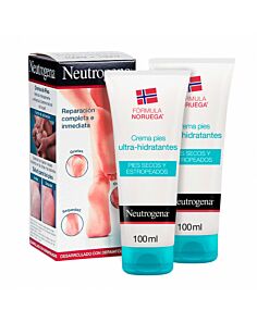 NEUTROGENA FORMULA NORUEGA PIES CREMA ULTRAHIDRATANTE  2 ENVASES 100 ML