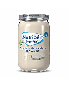 NUTRIBEN SUPREMA DE MERLUZA CON ARROZ  1 POTITO 235 G