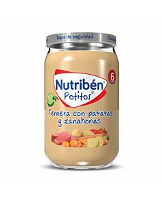 NUTRIBEN TERNERA CON PATATAS Y ZANAHORIAS  1 POTITO 235 G