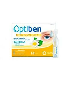 OPTIBEN OJOS IRRITADOS  10 AMPOLLAS UNIDOSIS 0,4 ML