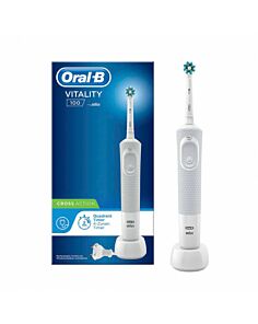 CEPILLO DENTAL ELECTRICO RECARGABLE ORAL-B VITALITY 100 CROSS ACTION BLANCO