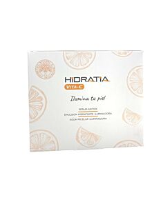 COFRE HIDROTELIAL VITAMINA C SERUM + EMULSION + AGUA MICELAR