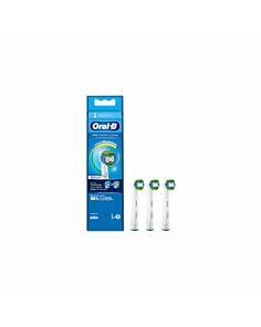 CEPILLO DENTAL ELECTRICO RECARGABLE ORAL-B PRECISION CLEAN EB20RB RECAMBIO 3 UNIDADES