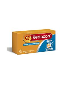 REDOXON EXTRA DEFENSAS VITAMINA C + ZINC  30 COMPRIMIDOS EFERVESCENTES SABOR NARANJA