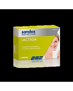 SANDOZ BIENESTAR LACTASA  30 CAPSULAS