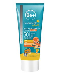 BE+ SKIN PROTECT ULTRAFLUIDO MINERAL INFANTIL SPF50+  1 ENVASE 100 ML