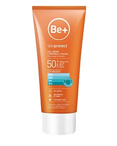 BE+ SKINPROTECT GEL CREMA CORPORAL Y FACIAL SPF 50+  1 ENVASE 200 ML