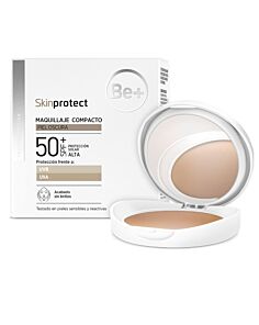 BE+ SKIN PROTECT MAQUILLAJE COMPACTO SPF50+  1 ENVASE 10 G PIEL OSCURA