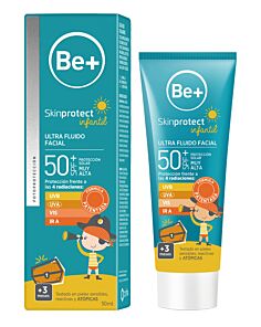 BE+ SKIN PROTECT ULTRAFLUIDO FACIAL SPF50+ INFANTIL  1 ENVASE 50 ML