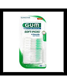 SOFT PICKS FILAMENTOS DE GOMA GUM 632 M40 40 UNIDAD REGULAR