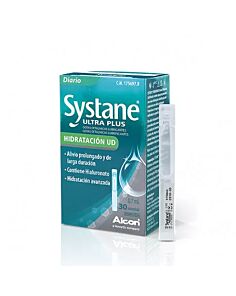 SYSTANE ULTRA PLUS HIDRATACION UNIDOSIS GOTAS OFTALMICAS LUBRICANTES 30 VIALES UNIDOSIS 0,7 ML