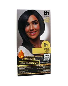 TH PHARMA VITALIA SIN AMONIACO COLORACION CAPILAR PERMANENTE COLOR  11 NEGRO AZUL