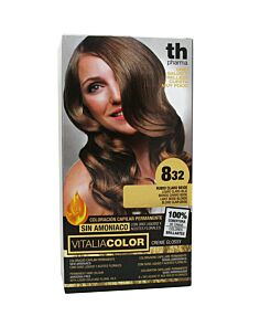 TH PHARMA VITALIA SIN AMONIACO COLORACION CAPILAR PERMANENTE COLOR  832 RUBIO CLARO BEIGE