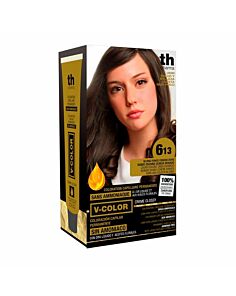TH PHARMA VITALIA SIN AMONIACO COLORACION CAPILAR PERMANENTE COLOR 6.13 RUBIO OSCURO CENIZA DORA