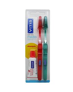 CEPILLO DENTAL ADULTO VITIS MEDIO DUPLO