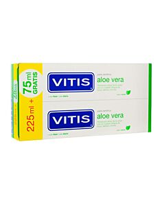 VITIS ALOE VERA PASTA DENTIFRICA  2 ENVASES 150 ML SABOR MENTA