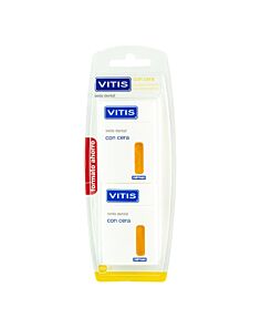 VITIS SEDA DENTAL CON CERA  50 M 2 UNIDADES DUPLO